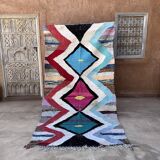 Colorful Moroccan rug - 146 x 272 cm