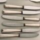 Silver metal art deco cutlery set J.Perrin
