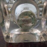 Antique Desk Candlestick from Vallérystal Crystal Factory, 1890s