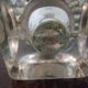 Antique Desk Candlestick from Vallérystal Crystal Factory, 1890s