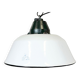 Enamel and cast iron industrial pendant light 1960s