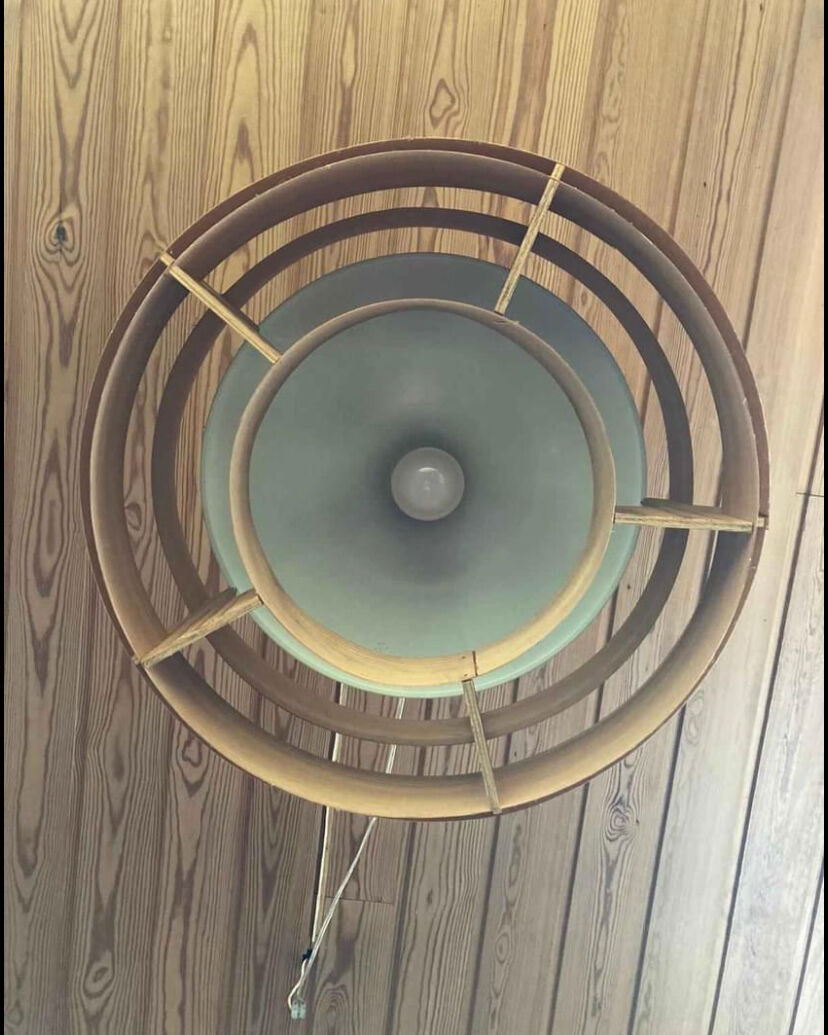 Scandinavian hanging lamp by Hans Agne Jakobsson for Markaryd AB Ellyset