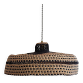 Handwoven suspension made of straw from Ghana, Bolga lampshade 55 cm