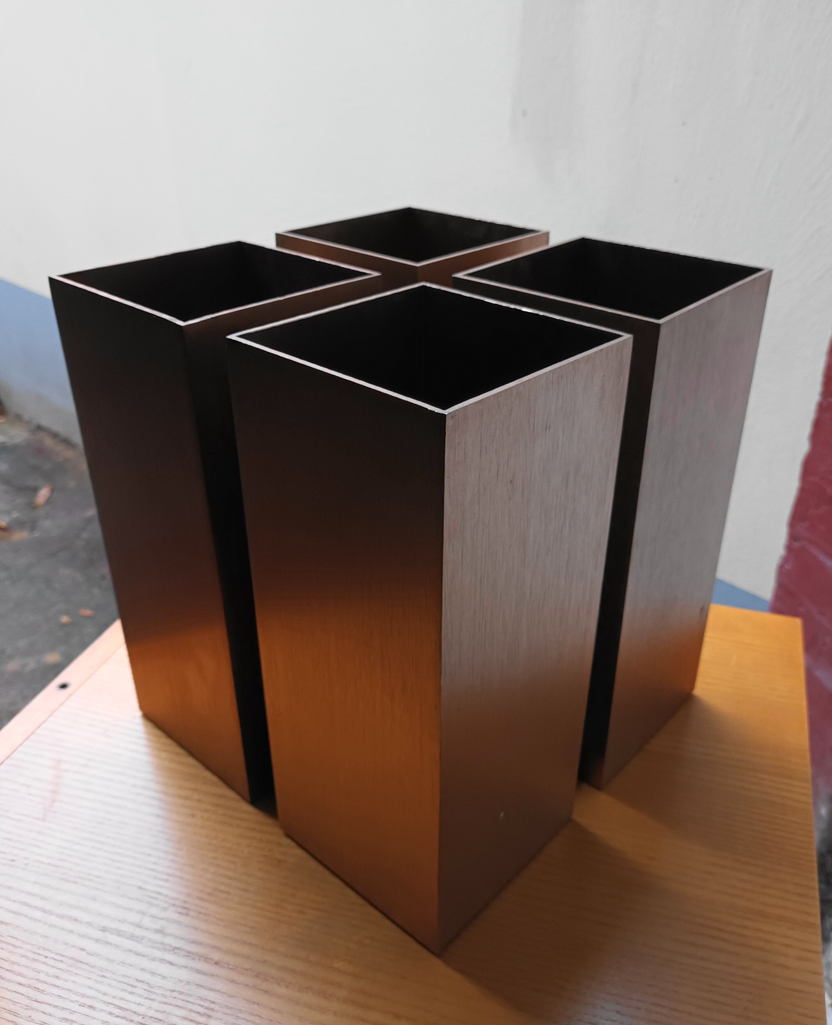 Raak ceiling lamp 4 burners, 70s