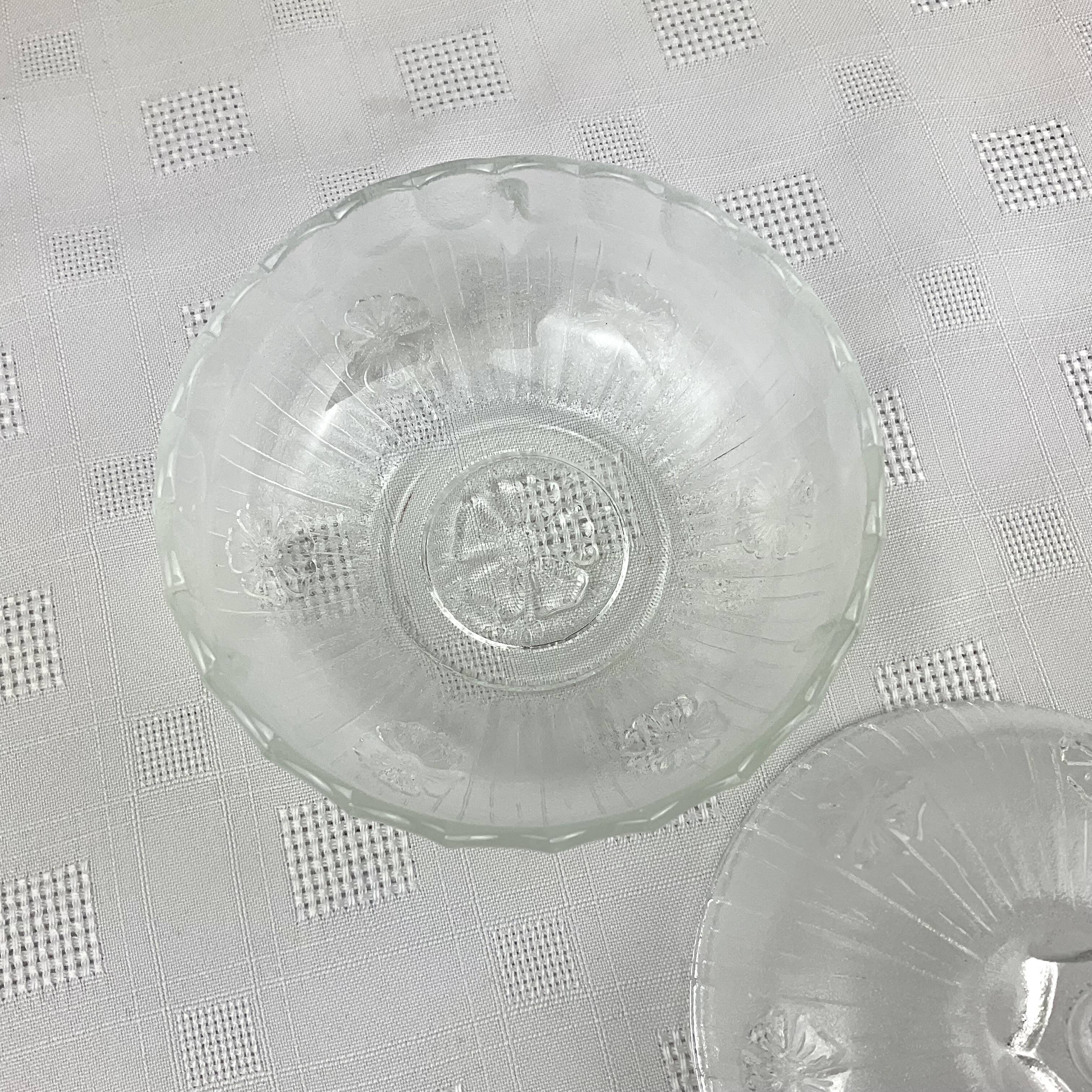 Glass sugar bowl made in Italy