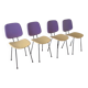 Set of 4 vintage chairs