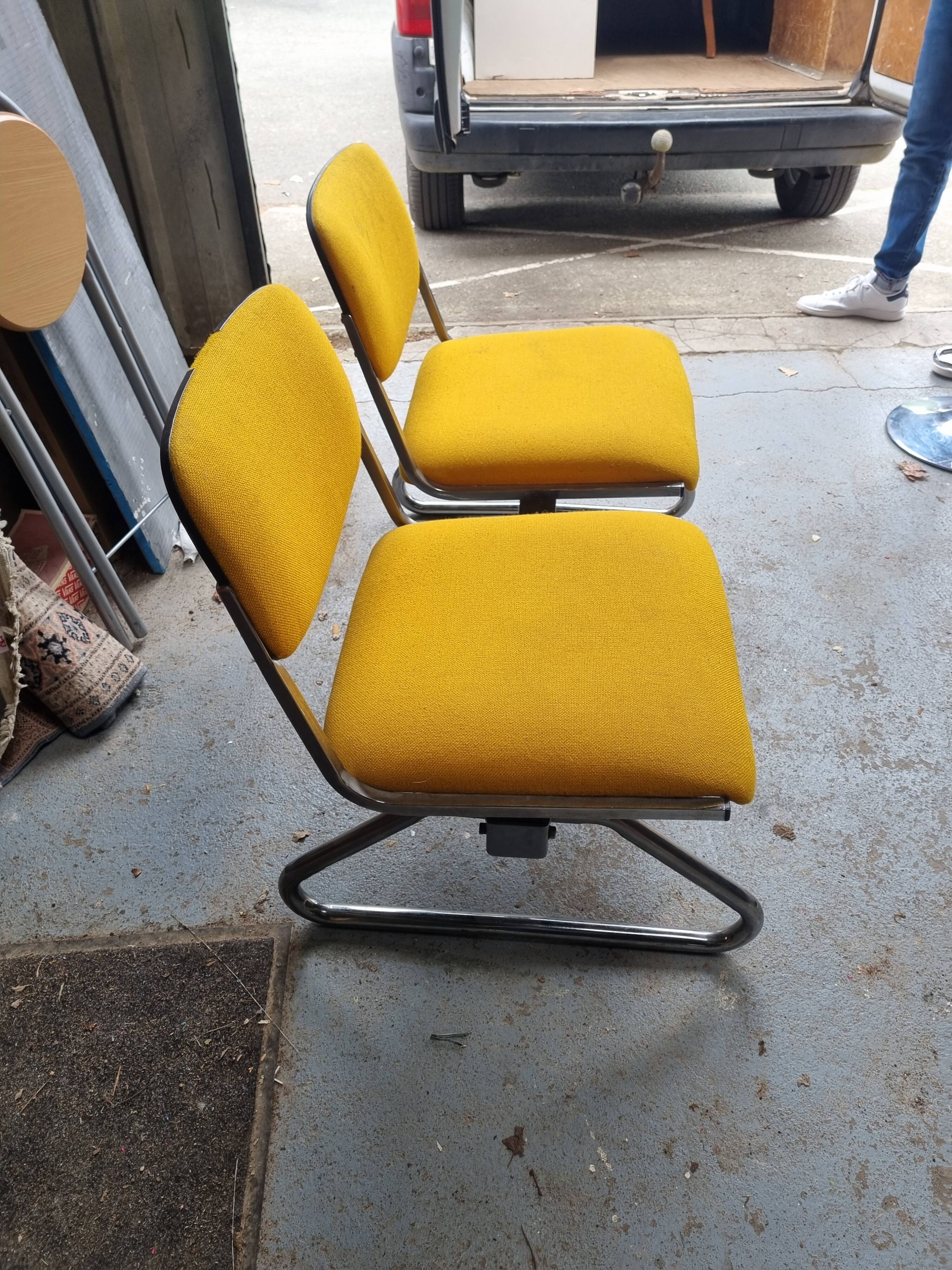 Vintage 1970s armchairs/bench