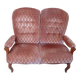 Two-seater non-convertible sofa
