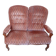 Two-seater non-convertible sofa