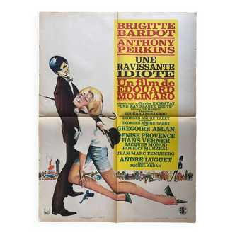 Original cinema poster "A ravishing idiot" Brigitte Bardot 60x80cm 1964