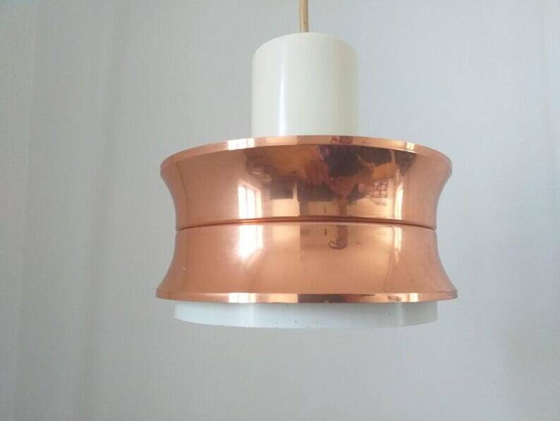 Midcentury Pendant in Style of Jo Hammerborg, Denmark, 1970s