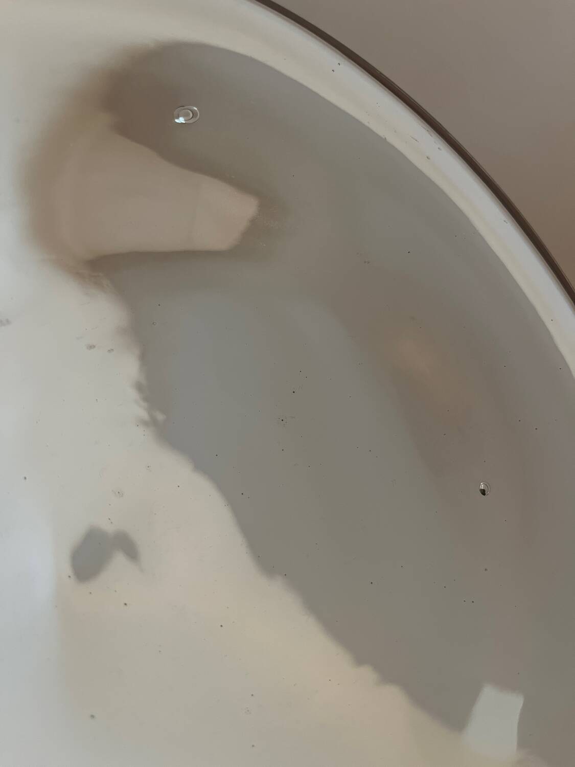 Coupe / calice en verre mercurisé soufflé  vintage