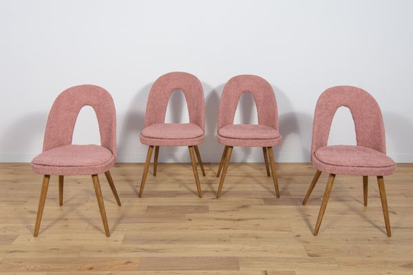 Chaises de salle à manger par Antonín Šuman pour Tatra, années 1960, Set de 4