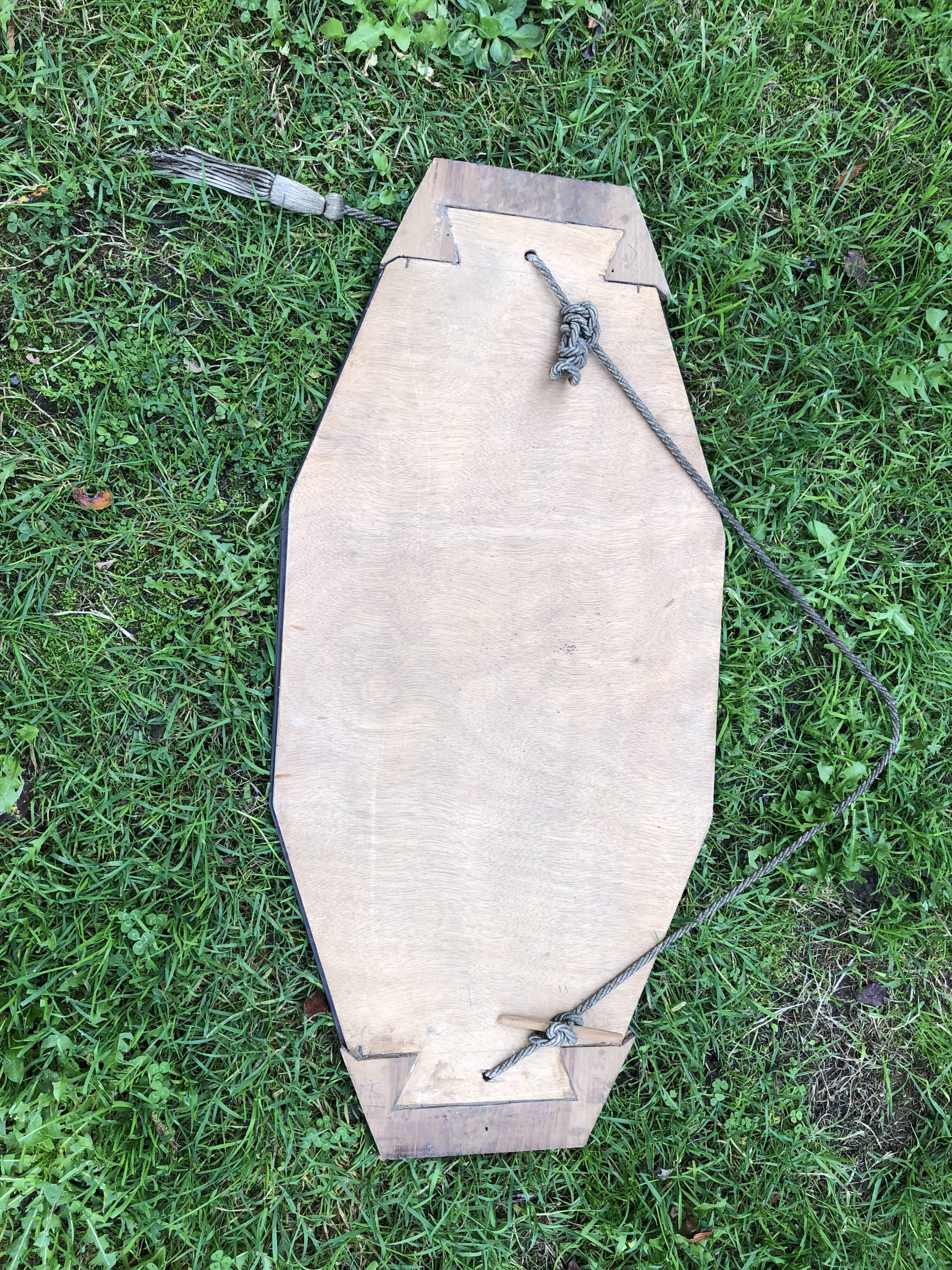 Hexagonal art deco mirror, 100x50 cm