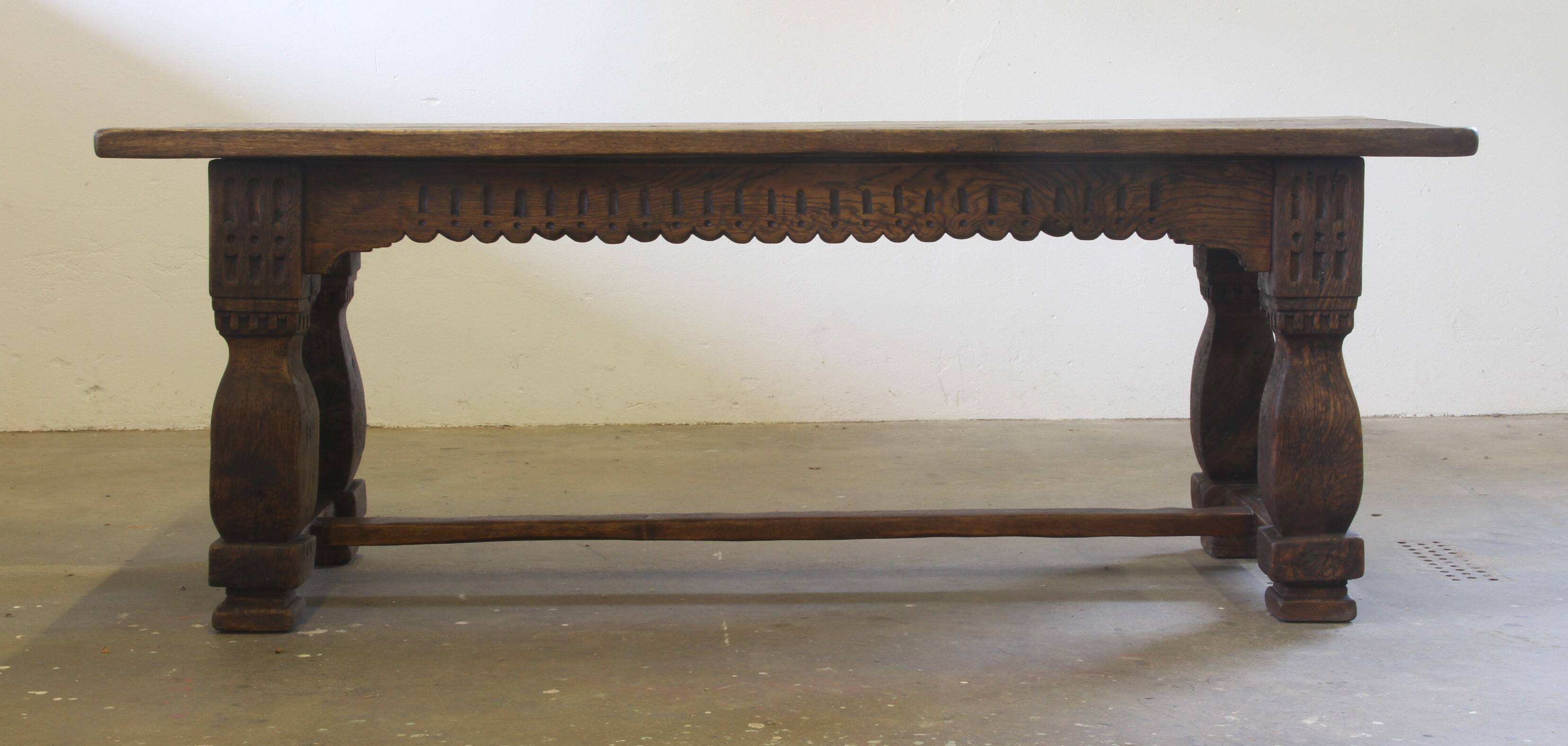Large 17th century Jacobean style Baroque Farmhouse Refectory Table – Early