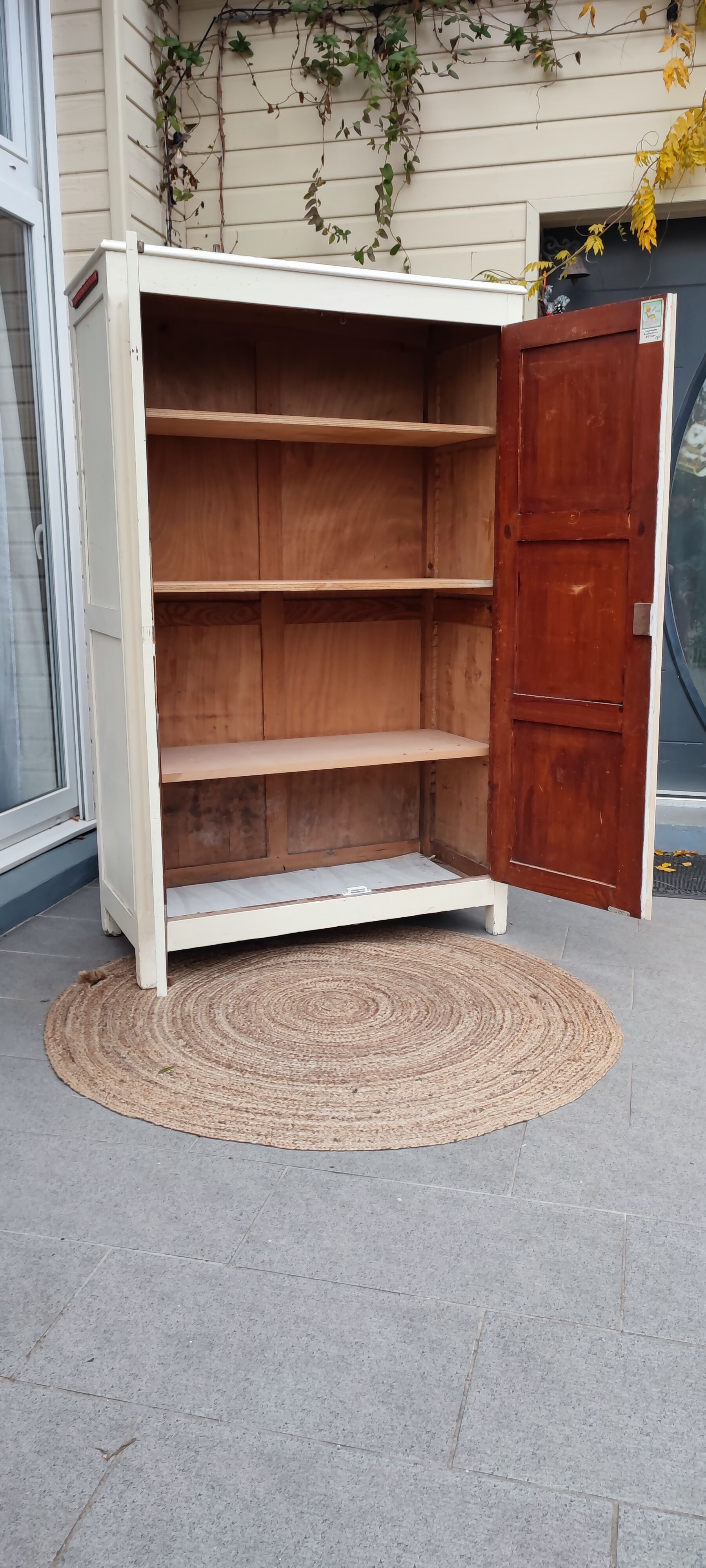 3 pine cabinet three shelves