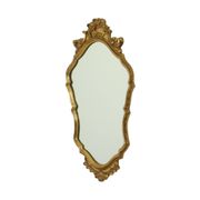Classic Gold Leaf Mirror Crested Mirror Baroque Deknudt