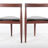 Pair of "Roundette" chairs by Hans Olsen for Frem Rolje, Denmark