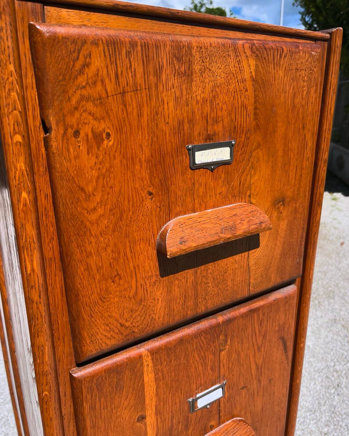 Trade furniture with column drawer 1930