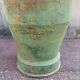 Pair of iron cast iron pots patina green patina.  1960/ 1970