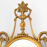 Golden resin mirror