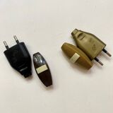 Wooden lamp, fabric cable 2M, cotton shade