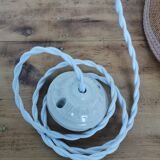 Wicker flower suspension