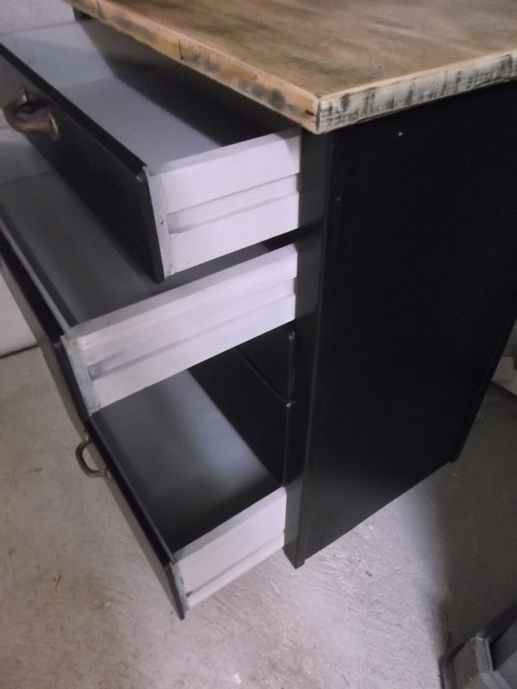 Furniture business, old, industrial