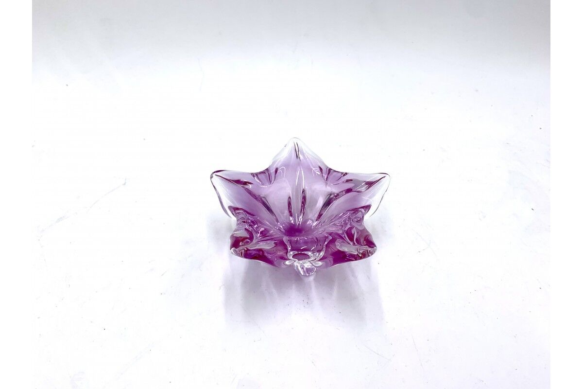 Cendrier en verre années 1960