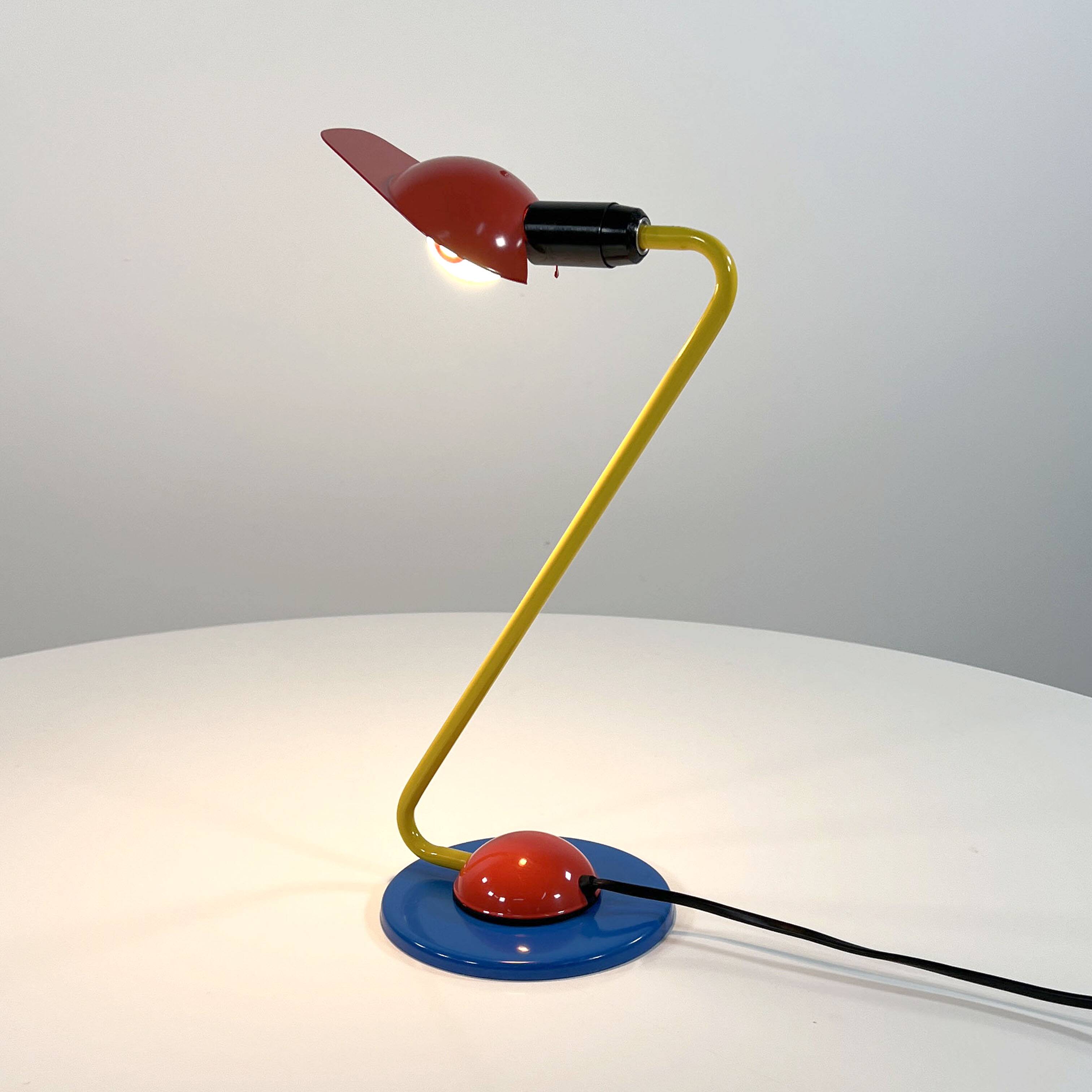 Lampe de table tricolore Hema, 1980