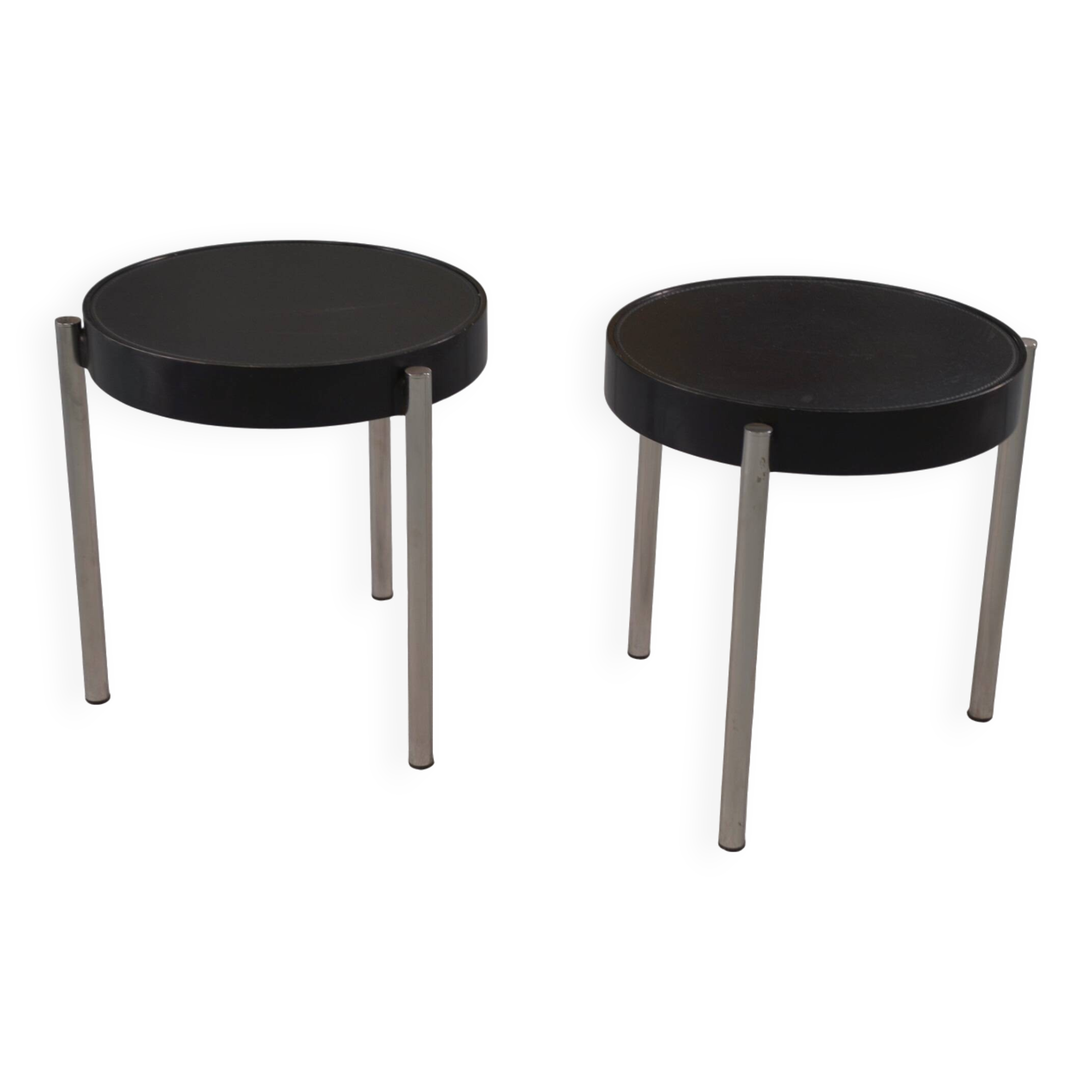 Pair of side tables by Tavolino Brighella for Zanotta 1980s