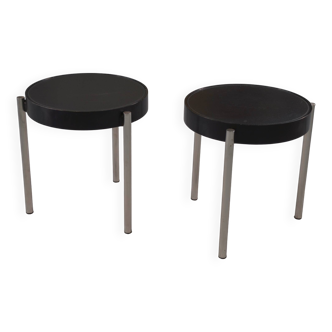 Pair of side tables by Tavolino Brighella for Zanotta 1980s