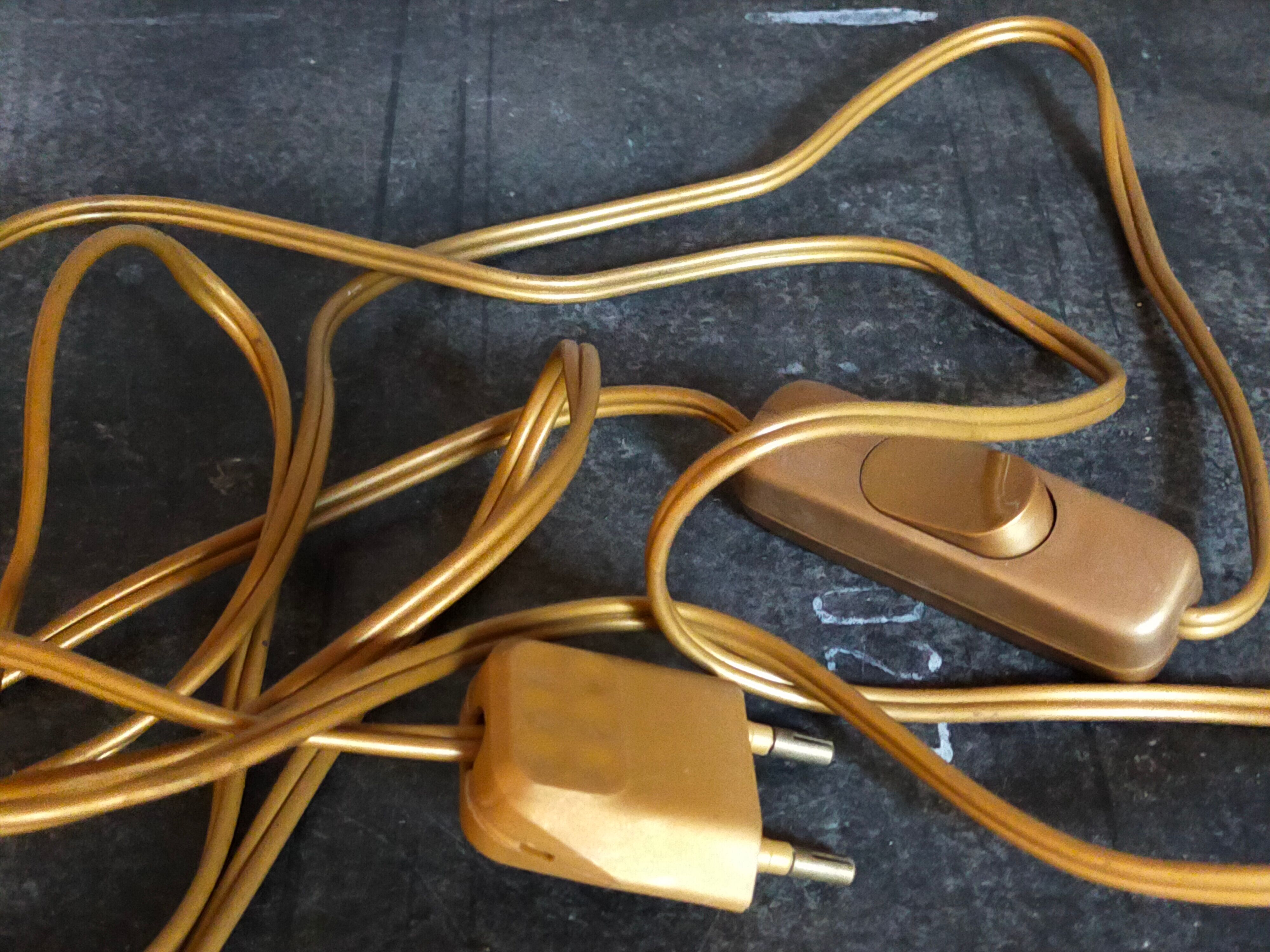 Lamp foot turned carved antique patina