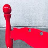 Set of Scandinavian Country Design Red Side Chairs, Sweden, 1960s