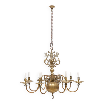 Important lustre Hollandais 8 feux