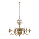 Important Dutch 8-light chandelier