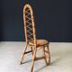 Mid-Century Bamboo High Back Chair from Rohé Noordwolde, Netherlands, 1960s
