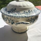 Iron Earth tureen model Guadeloupe Debray gray blue