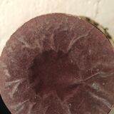 Table lamp wood and jute with pompoms