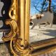 Miroir de cheminée doré XIXe style Louis XV