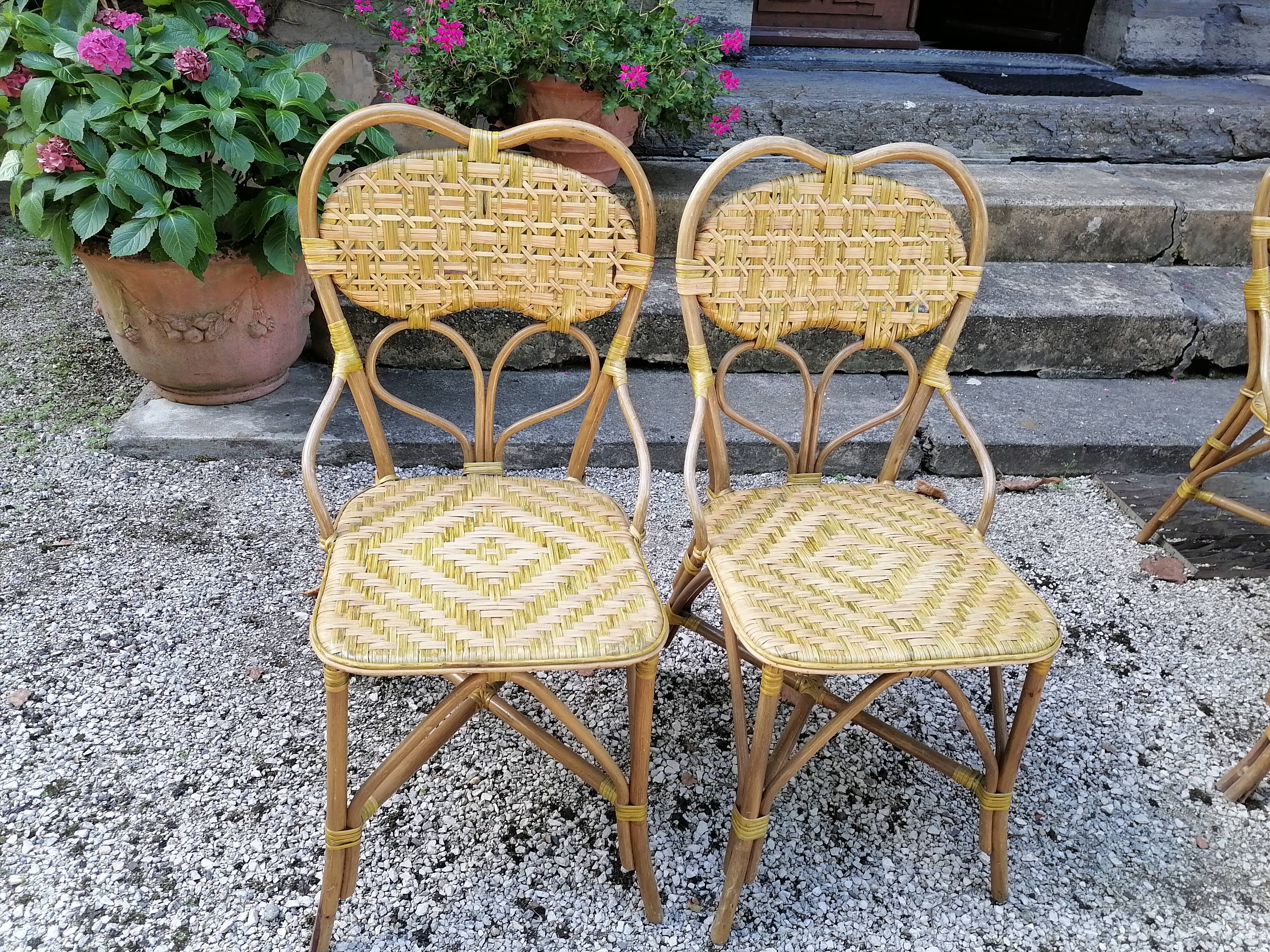 Rattan garden furniture 1960