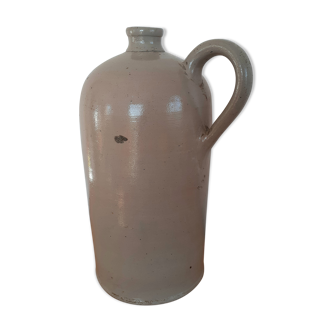 Large old sandstone bottle with handle