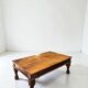 Large 19th-Century Indian Teak Low Table, Rajasthan