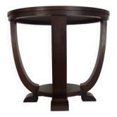 Table, round Art Deco side table in Mahogany, 1930s