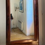 Vintage wood mirror cabinet