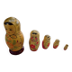 Old Russian wooden doll - USSR