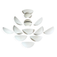 Set of 14 SEDAP plaster wall lights