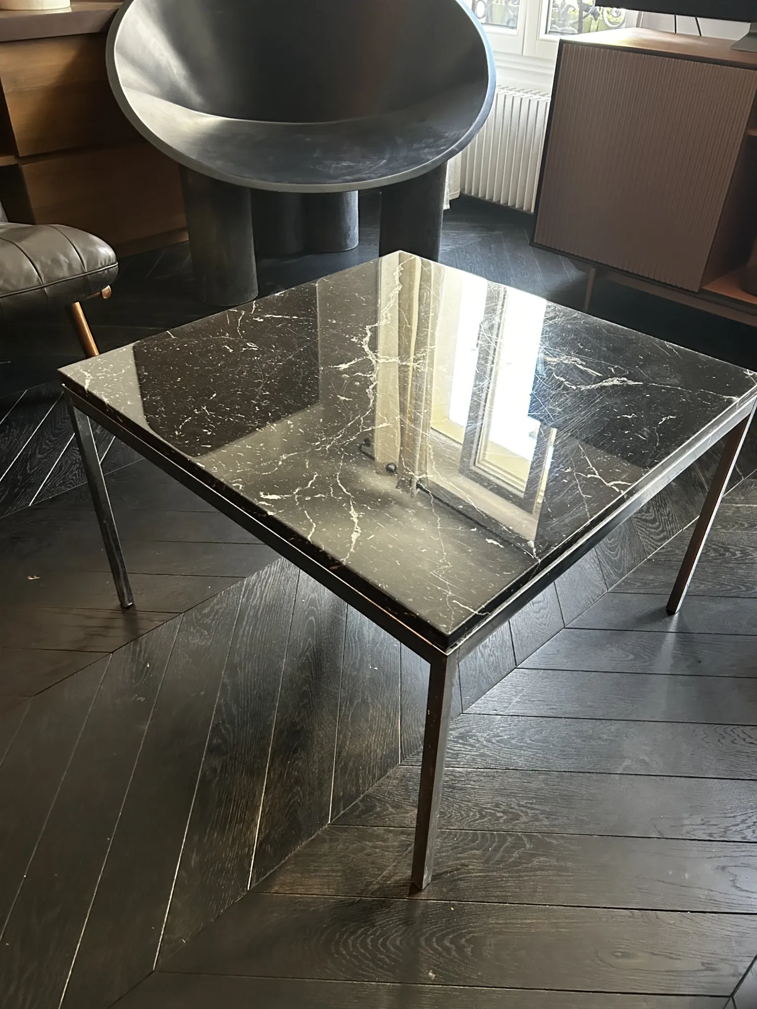 Table basse Knoll en marbre