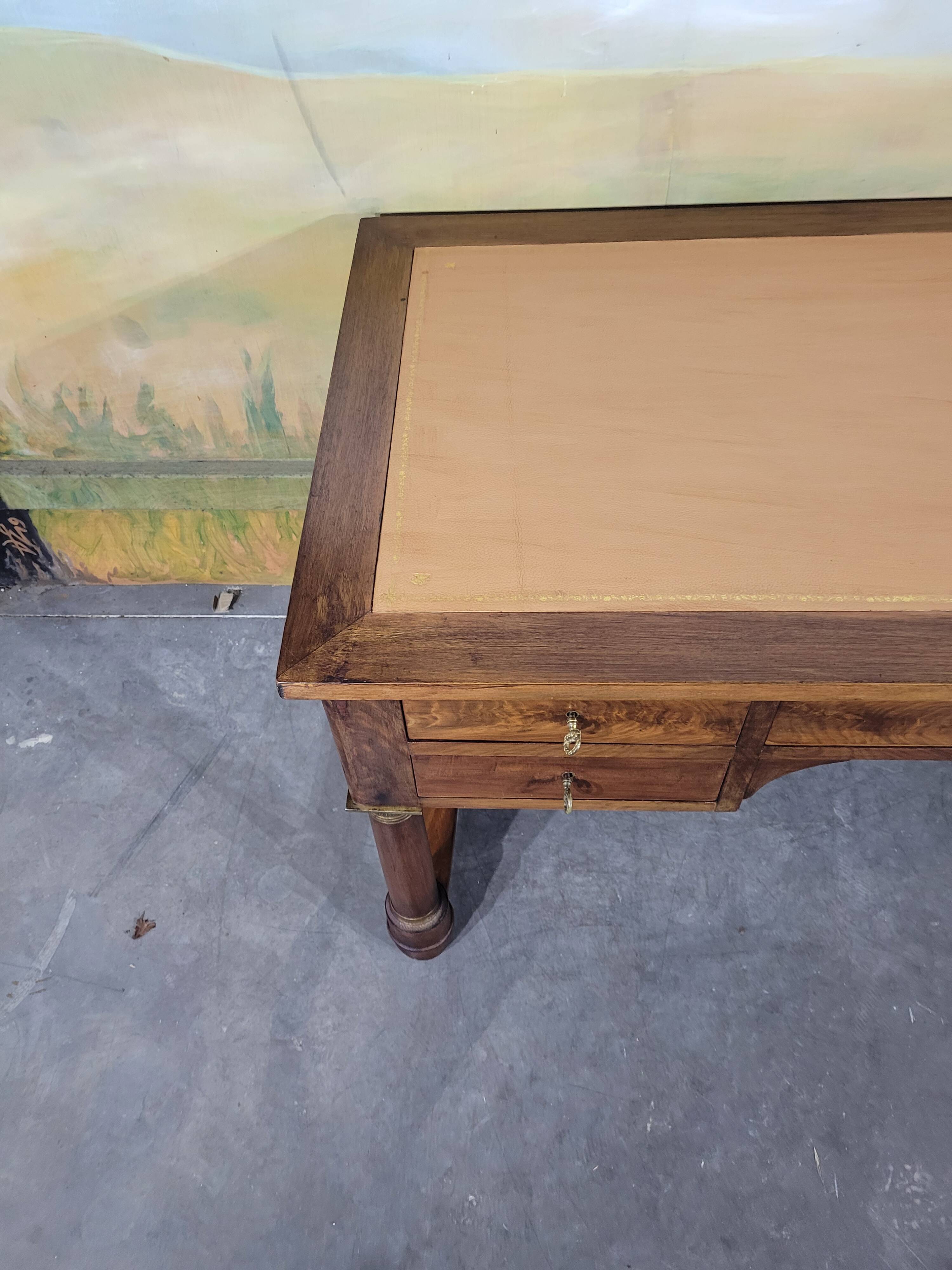 Empire mahogany desk