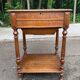 20th-century solid oak dressing table.